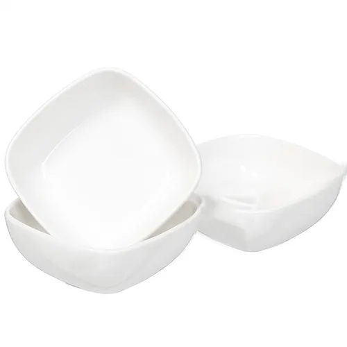 Salatnik keramika, kvadratnyj, 3 sht, 10h10 sm, Kvadrat, Y6-2523 (326254)_2