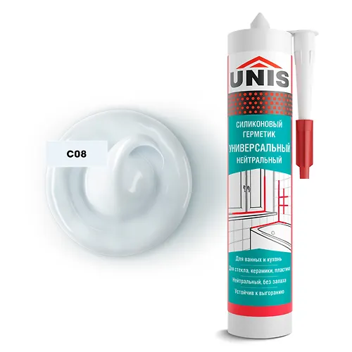 Germetik silikonovyj UNIS N-80 universalnyj tuman S08 300ml_1