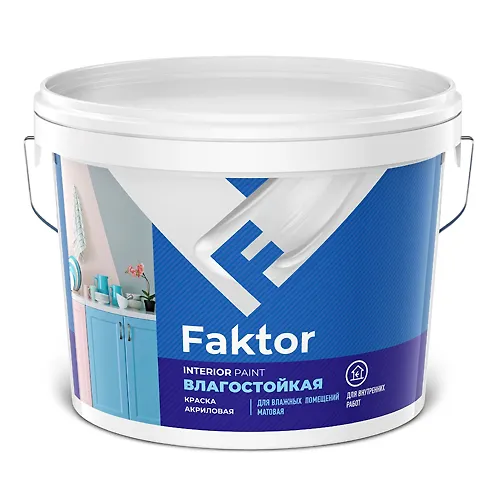 Kraska FAKTOR interernaya vlagostojkaya, belaya vedro 6 kg. YAroslavl)_1