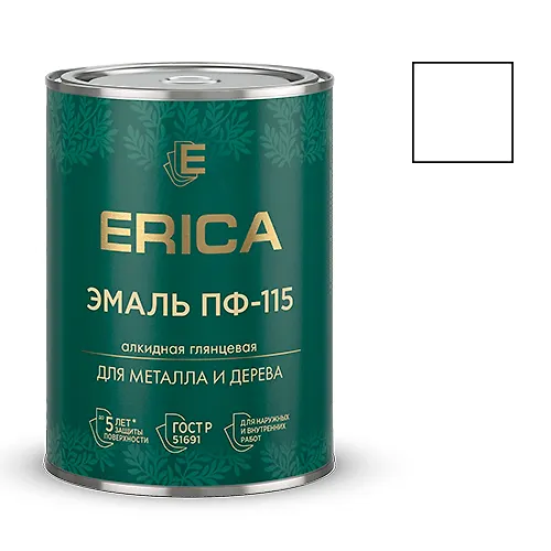 Emal PF-115 ERICA glyantsevaya belaya 0,8 kg_1