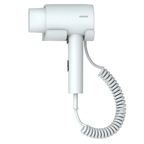 Fen Centek CT-2253 belyj 2000Vt otelnyj, 3 skorosti, 2 rezhima temperatury, turmalinovaya ionizatsiya_1