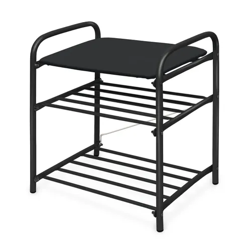 Banketka 1 500h330h450 vinil chernyj/matovyj chernyj B1-1/CH_1