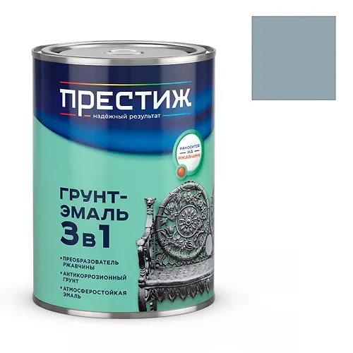 Grunt-emal po rzhavchine Prestizh grafitovyj seryj RAL 7024 0,9 kg_1