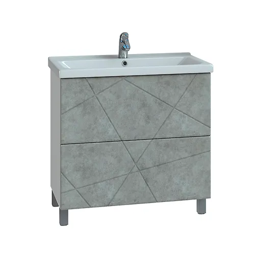Tumba Vigo Geometry 700-0-2 beton (pod umyvalnik Como-70)_1