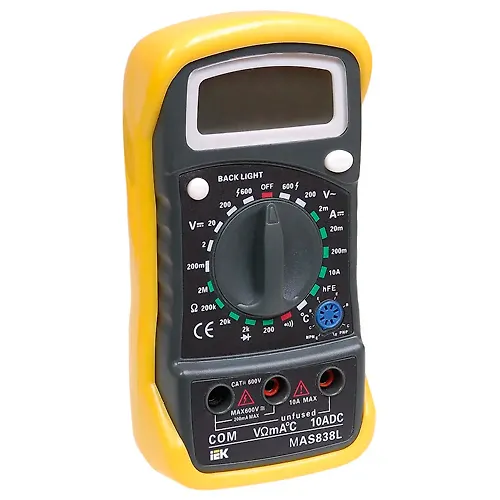 Multimetr tsifrovoj Master MAS838L IEK art.TMD-3L-838_1