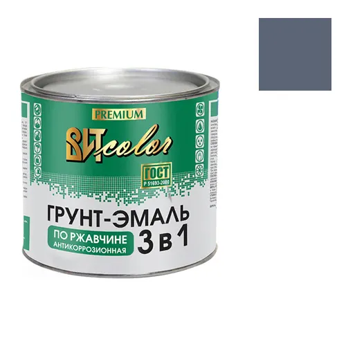 Grunt-emal po rzhavchine 3 v 1 VIT color (temno-seraya 1,8 kg 