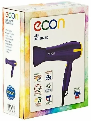 Fen Econ ECO-BH221D fioletovyj s zheltym_4
