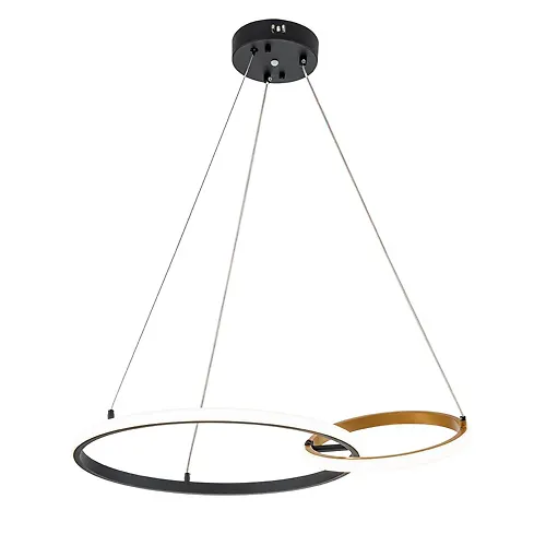 Podvesnoj svetilnik Escada 10230/2 LED 55W Black/Gold_1