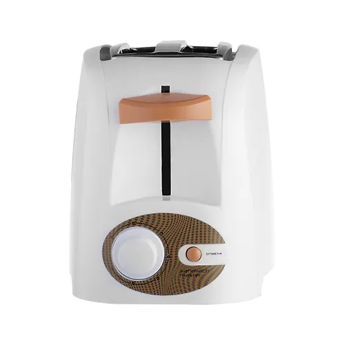 Toster Centek CT-1420 (belyj) 750 Vt, 7 urovnej moschnosti, teploizolirovannyj korpus, funktsiya otmeny_2
