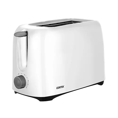 Toster Centek CT-1425 (belyj) 700 Vt, 6 urovnej moschnosti, 2 tosta, vydvizhnoj poddon dlya kroshek_1