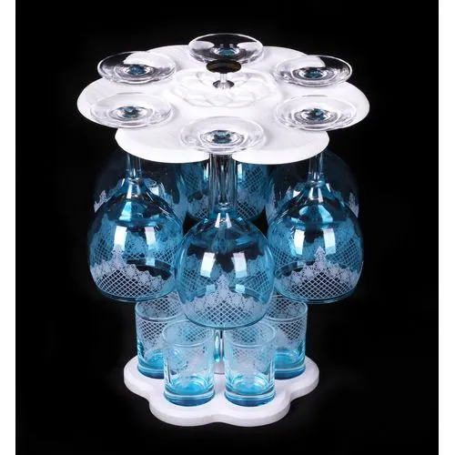 Mini-Bar 12pr. art.1501-NG (Krokus) Natsvet,gravirovka.Goluboj_2