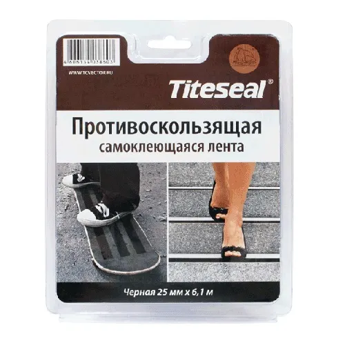 Lenta PROTIVOSKOLZYASCHAYA Titeseal (CHERNAYA) 25mm* 6,1 m. 038603_1