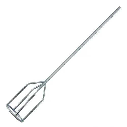 Mikser dlya gipsovyh smesej, 80 h 530 mm, otsink, shestigrannyj hvostovik 8 mm// Denzel art.848417_1