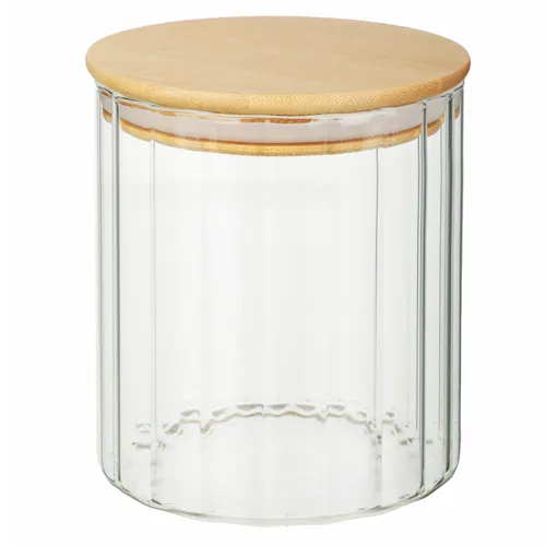 VETTA EKO Grani Banka dlya hraneniya 700ml, 11h10sm, steklo, bambuk (828-320)_1