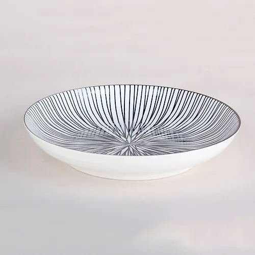 Tarelka universalnaya 19sm, Line chernyj DS2201P7B_1