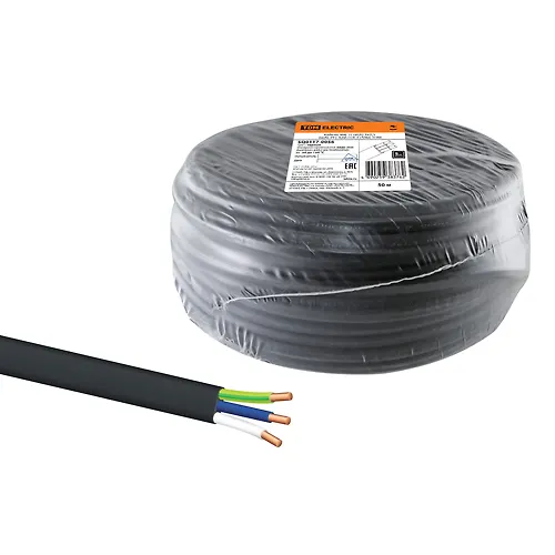 Kabel VVG-P ng(A) 3h2,5 ok(N, PE)-0,66 GOST (50m) TDM (SQ0117-0056)_1