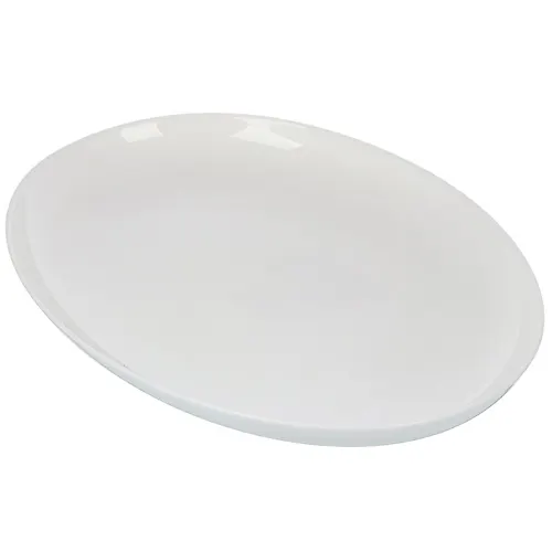 Blyudo steklokeramika, ovalnoe, 24h33 sm, beloe, Bel, Daniks, LPKYP-130 (448937)_1
