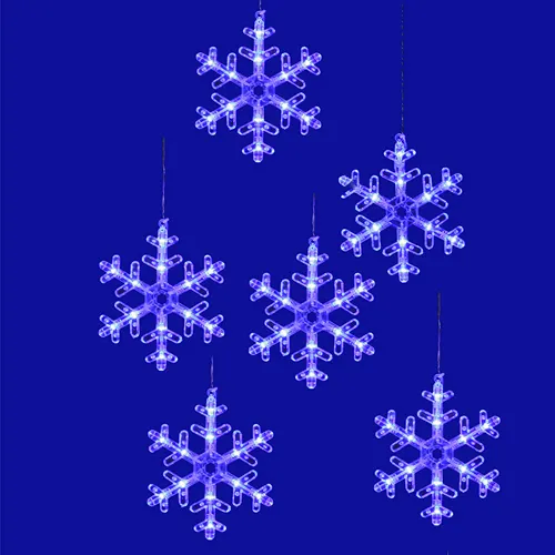 Zanaves figurnyj svetodiodnyj ULD-E1503-072/DTA BLUE IP20 SNOWFLAKES-3 UL-00007336_1