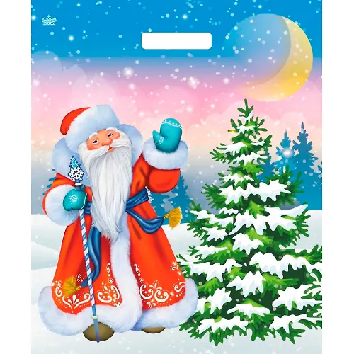 Paket s vyrubnoj ruchkoj 38h45+6sm (60) (Privet ot Moroza) NG, glyantsevyj Tiko VUR56837_1