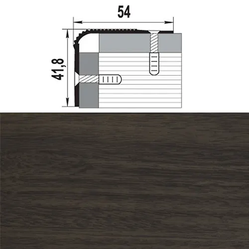 Profil uglovoj PU 02.1350.061 dub mokko_1