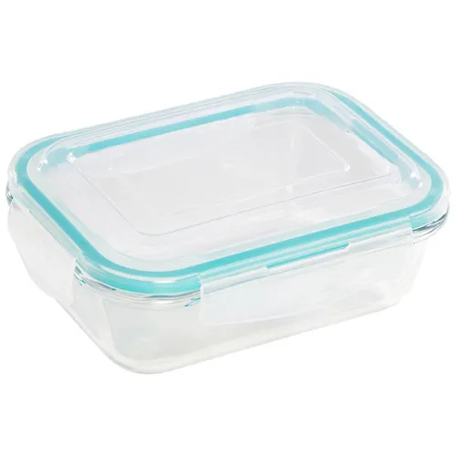 Kontejner DIAFANO 650 ml iz zharoprochnogo stekla s kryshkoj iz plastika, pryamougolnyj, temp. rezhim -40 do +300S_1