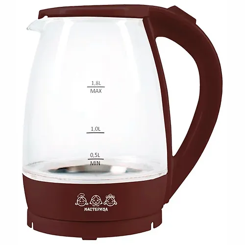 CHajnik elektricheskij Masteritsa EK-1801G shokolad, 1,8l., steklo, 1850 Vt_1