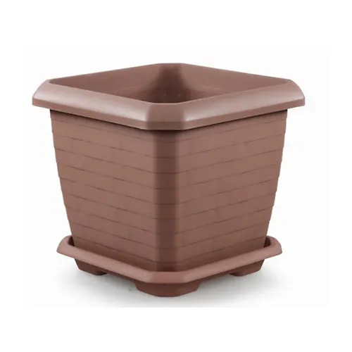 Gorshok s poddonom Izmir kvadrat 25,5l mokko 37h37h33,5sm (HK03) (68)_1