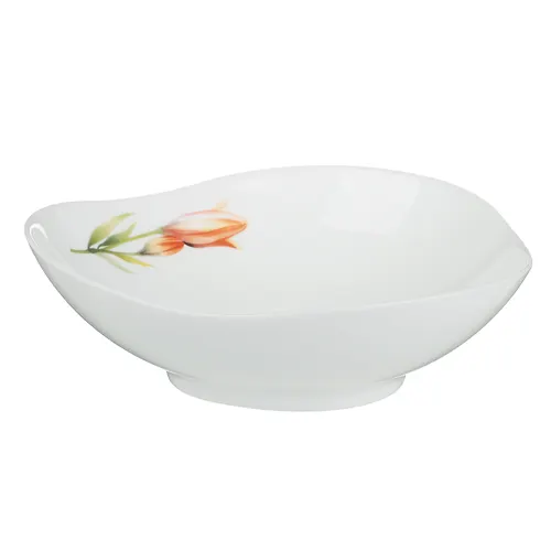 MILLIMI Liliya Salatnik, opalovoe steklo, 680ml, 17h6.5sm, treugolnaya forma_1