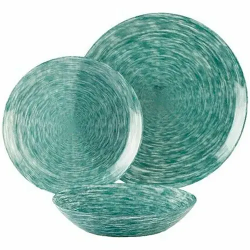 Nabor stolovyj BRUSHMANIA METALLIC GREEN 12pr art.V6061_1