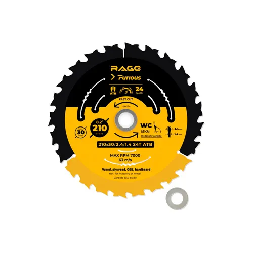594234 Disk pilnyj Fast cut 210mm (8 1/4 ) Z24 posadka 30+25,4/20/16 RAGE Furious_1