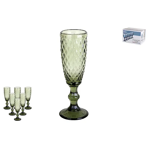 Nabor bokalov 1/6 150ml., Gvent zelenyj GB2604D2805DZS_1