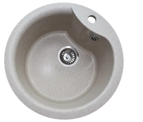 Mojka GranAlliance G-12   (d-485 mm) bezhevaya s sifonom_1