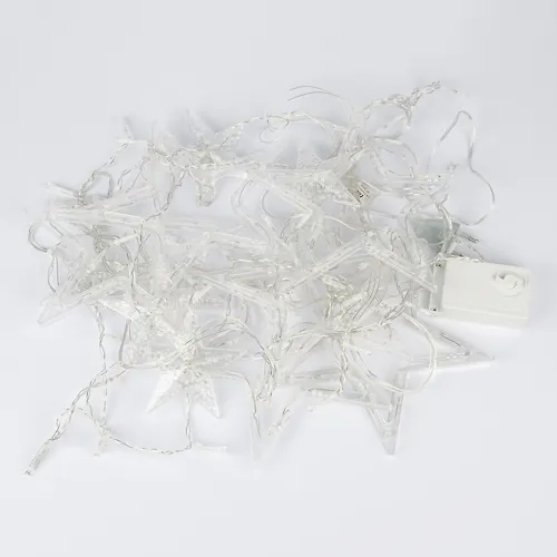 Zanaves figurnyj svetodiodnyj, 3h0,7m. ULD-E3007-138/DTA WARM WHITE IP20 STARS-2 UL-00009939_1