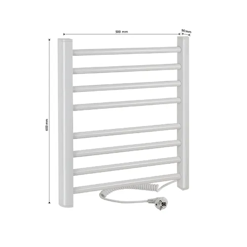 Polotentsesushitel elektrich BELYJ LESENKA 600 h 500 h 100 mm na 8 perekl, 190 W,BRIMIX, 08061W_3