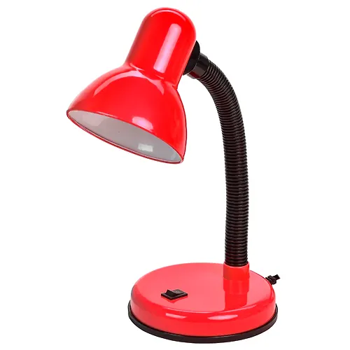 LIGHTING Svetilnik nastolnyj 1002 na podstavke E27 krasnyj IEK_1