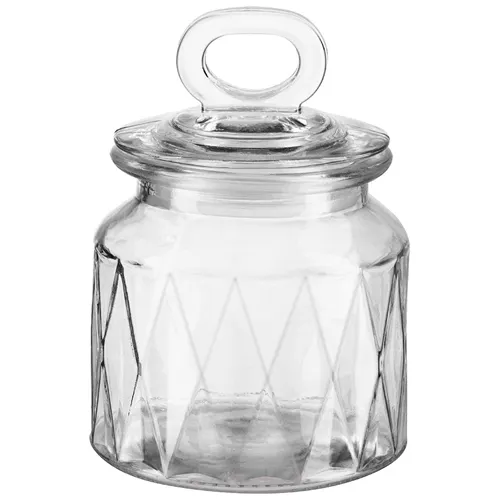 Banka steklyannaya FANTASIA, obem: 600 ml, dlya hraneniya sypuchih produktov art.107835_1