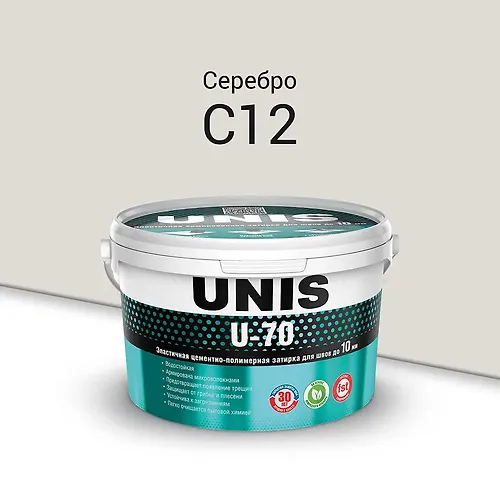 Zatirka elastichnaya YUnis U-70 serebro S12 vedro(2 kg)_1