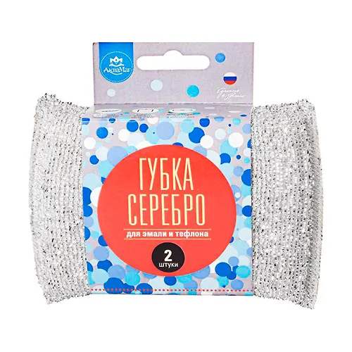 Gubka dlya emali i teflona (2 ed. v upak.) 1/24 AkvaMag GET-002S_1