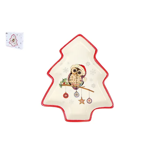 Blyudo 19h14.8sm f.elochka p/up, Owl Christmas ZFC248-51_1