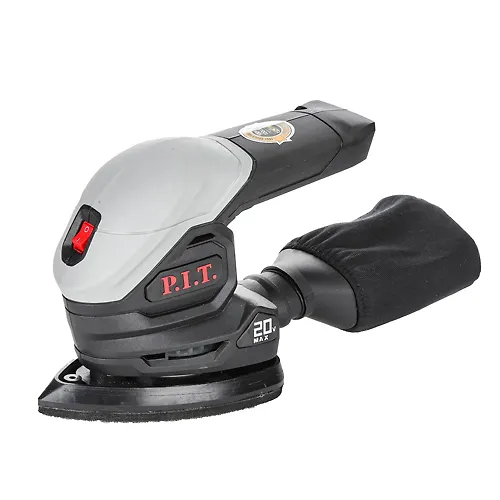 SHlifmashina deltovidnaya akkum. P.I.T. PSP20H-140A SOLO (20V, 12000 kol/min, podoshva 140h140h80 mm)_1