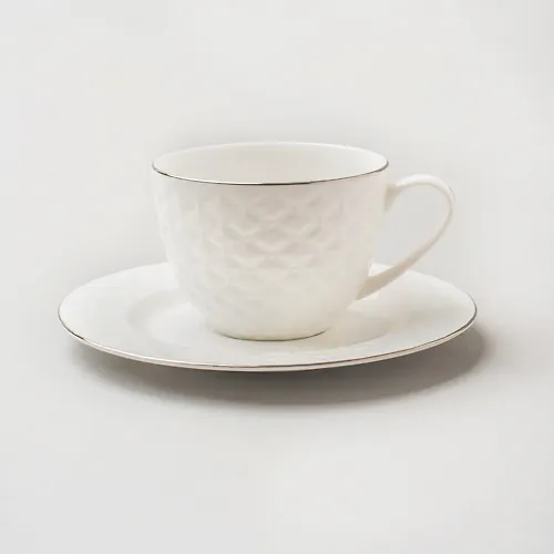 CHajnaya para JEWEL Sufle 265 ml (kostyanoj farfor) 