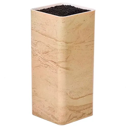 Podstavka dlya nozhej, plastik, pryamougolnaya, 11h11h22 sm, Y4-7000 (434770)_1