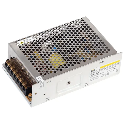 Drajver LED IPSN-PRO 200Vt 12 V blok - klemmy IP20 IEK art.LSP1-200-12-20-33-PRO_1