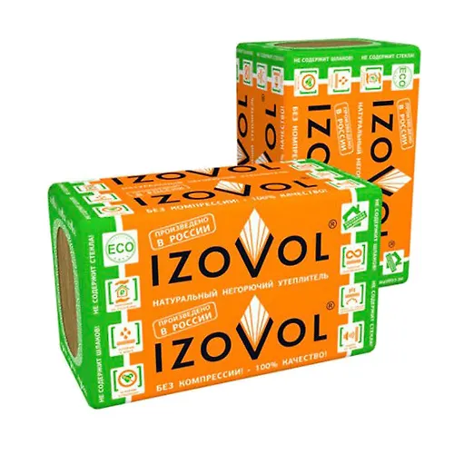 Minvata iz Bazalta IZOVOL LIGHT (8sht) 1000*600*50 (0,24m3/4,8m2/ Plot-t do 30kg/m3) ekn 621521_1
