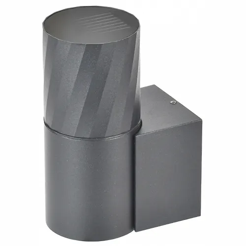 LIGHTING Svetilnik ulichnyj 5220 nastennyj pod lampu GU10 IP65 seryj IEK_1