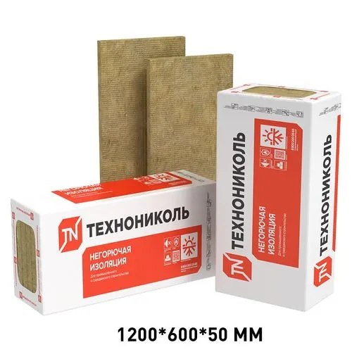 Minvata iz Bazalta TEHNORUF N Ekstra 1200*600*50mm(6sht/4,32m2/0,216m3/110kg/m3)494942_1