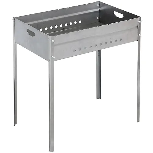 Mangal razbornyj malyj 520h370h700mm tolsch 1,5mm,s barashkami(na 7 shampurov)v korobke.2K-S009/SM-29 ar_1