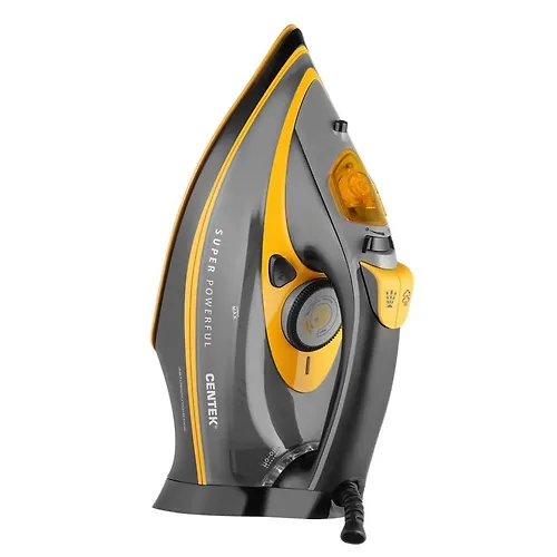 Utyug Centek CT-2358 YELLOW 3000Vt, keramichesk podoshva, 380ml, parovoj udar, avtovyklyuchenie,_2