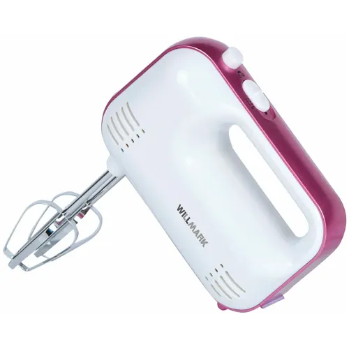 Mikser WILLMARK WHM-7035 (500Vt, 3 skorostej,2 vida nasadok, fioletovyj)_1