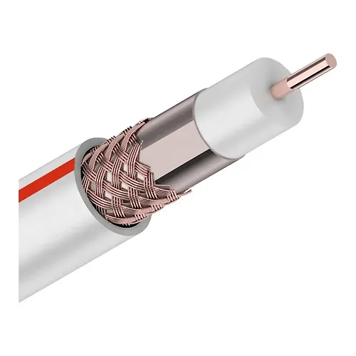 Kabel koaksialnyj RG-6SAT-Optima vysokogo kachestva Cadena belyj_1